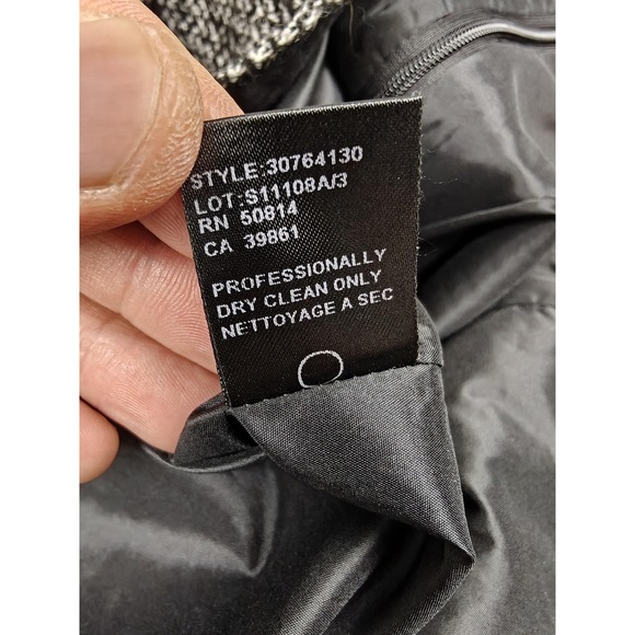 Elie Tahari Skirt Womens 12 Black Multi Judy‎ Wool Blend Neiman Marcus Exclusive - Picture 7 of 14